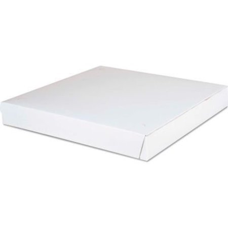 SOUTHERN CHAMPION TRAY SCT Paperboard Pizza Boxes, 14inW x 14inD x 1-7/8inH, White, 100/Carton SCH 1465